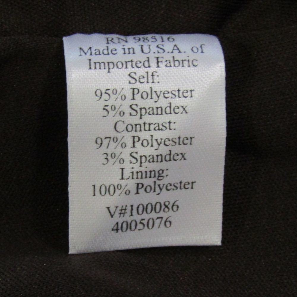 NEW Coldwater Creek Brown & Tan Surplice Dress 22 - Picture 5 of 5